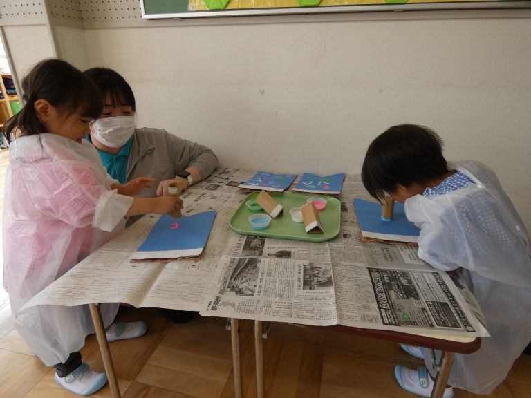 こいのぼり製作　㉑　さくら組