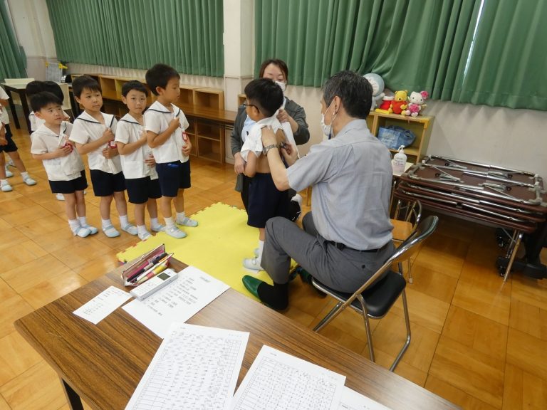 内科検診　⑲　ゆり組