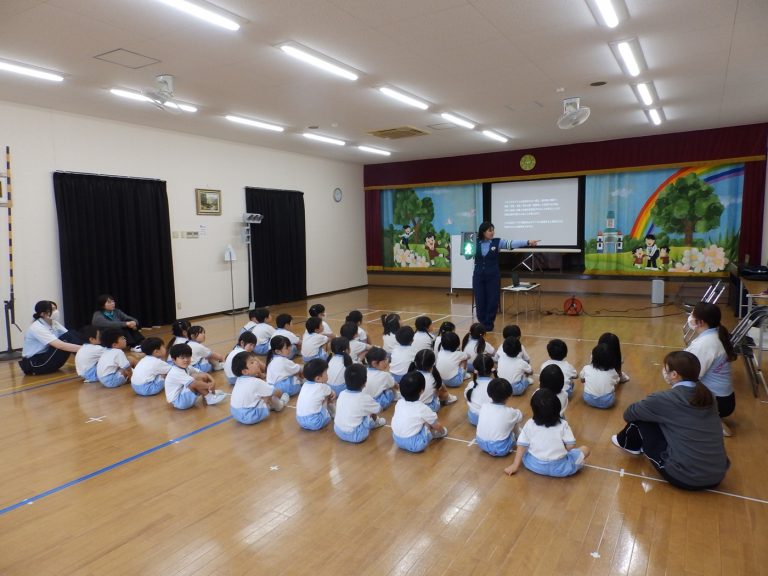 交通安全教室　⑲　年長組