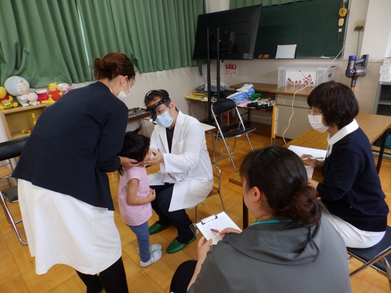 耳鼻咽喉科検診 ⑫ さくら組