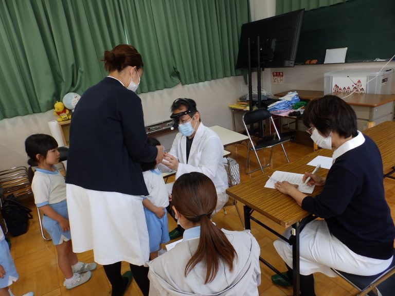 耳鼻咽喉科検診 ⑬ すみれ組