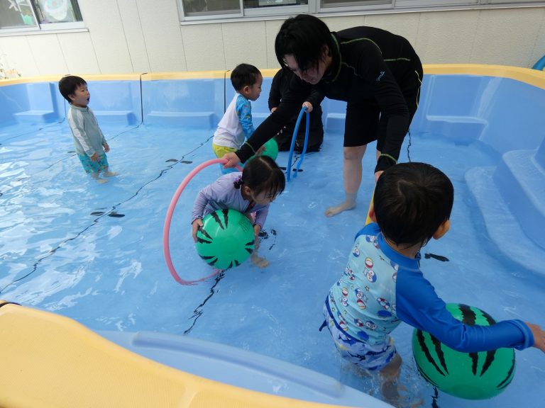 水遊び　⑫　もも組