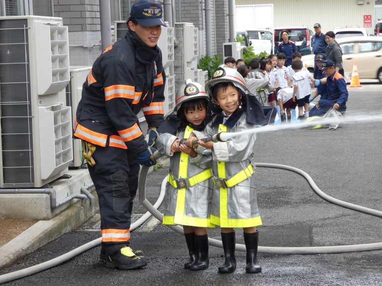 消防署見学　⑤　ゆり組