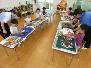 クラブの様子　①　絵画クラブ