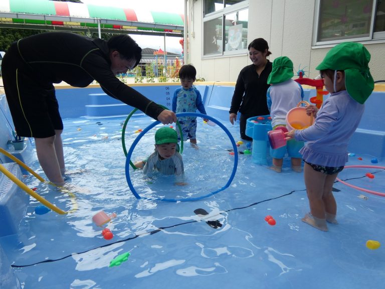 水遊び ⑳ もも組