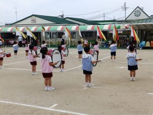 保育の様子　①　年長組