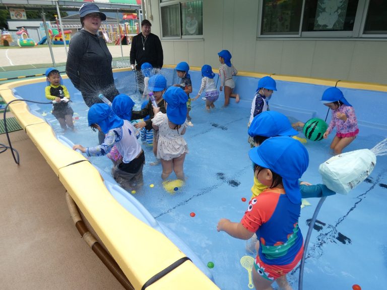 水遊び　⑧　さくら組