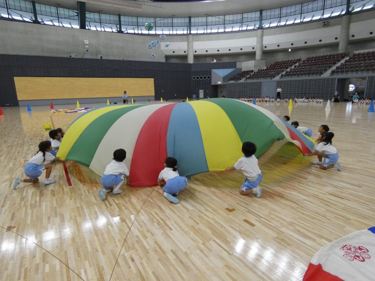 運動会予行練習　⑩　年中組