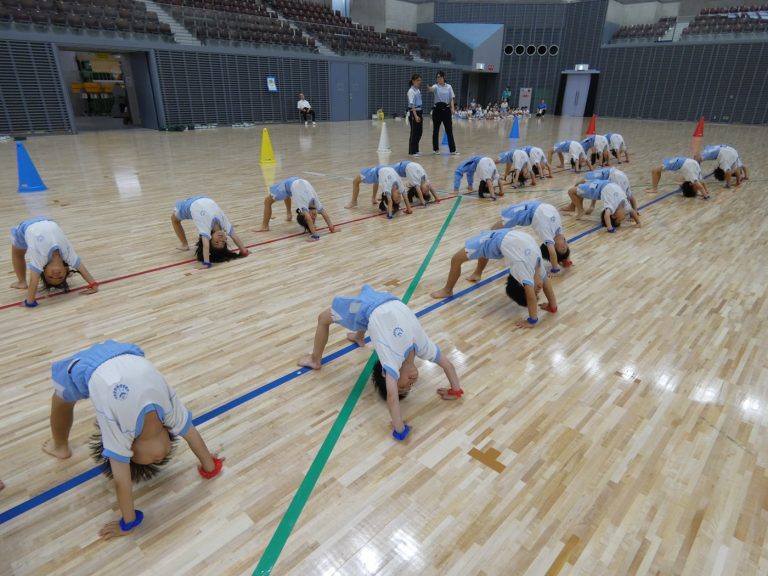 運動会予行練習　⑭　年長組