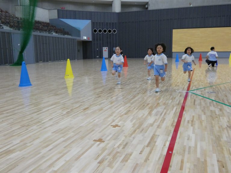 運動会予行練習　⑤　年中組
