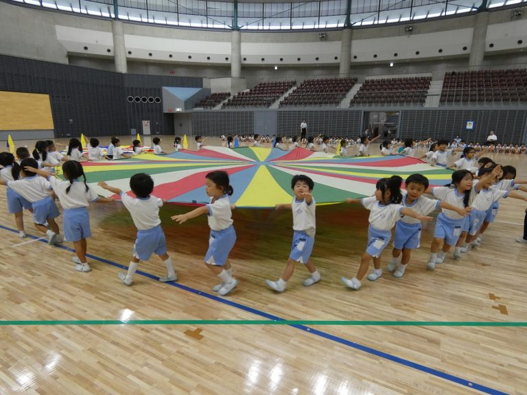 運動会予行練習　⑨　年中組