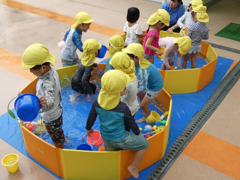 水遊び　②　まつ組