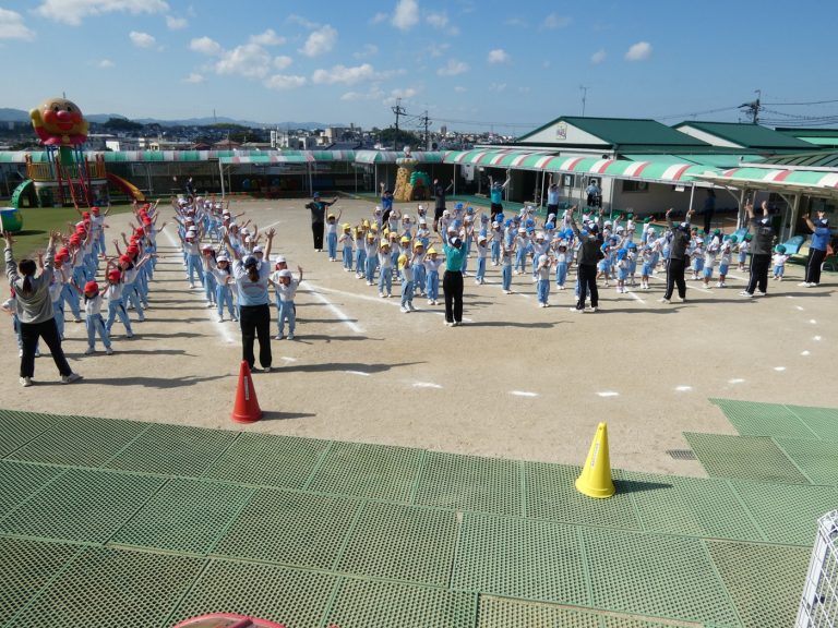 運動会の練習　①　全学年