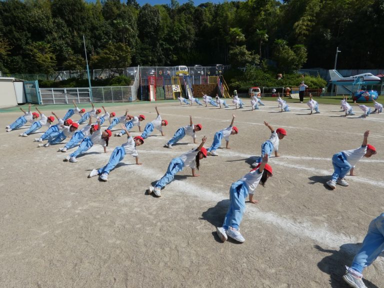 運動会の練習　⑬　年長組
